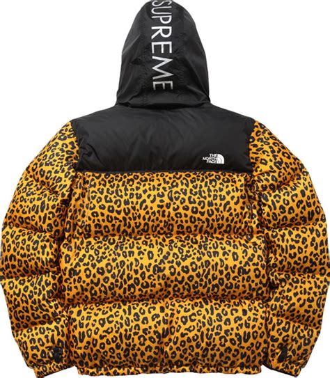 supreme x the north face leopard jacket replica|supreme jackets.